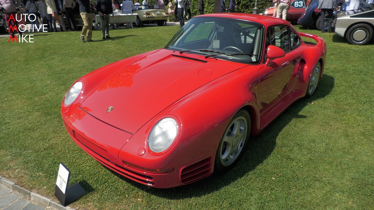 542 Miles 1989 Porsche 959 Sport is a 1 of 29 RARE gem - Villa d'Este 2022