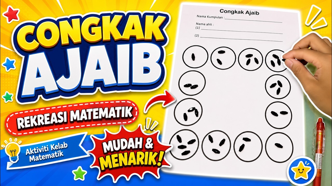 REKREASI MATEMATIK - Permainan Congkak Ajaib (Aktiviti Kelab Matematik)