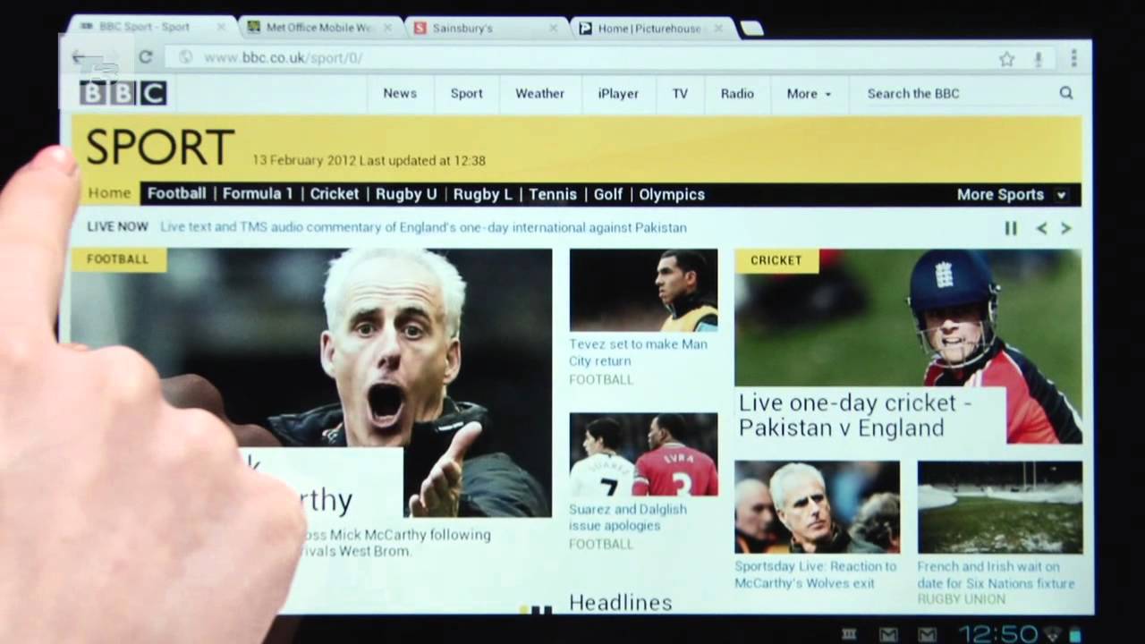 Google Chrome for Android Ice Cream Sandwich walkthrough