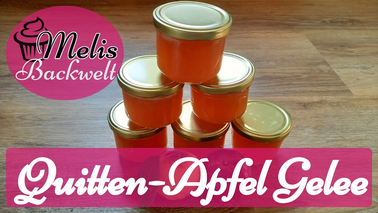 Quitten-Apfel Gelee mit dem Dampfentsafter ganz einfach selber machen 2021 / Melis Backwelt