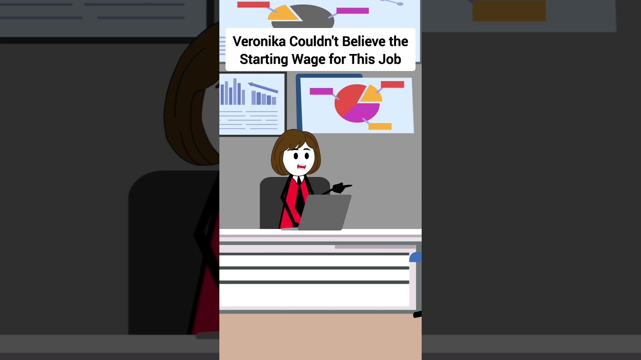 Veronika Couldn't Believe the Starting Wage for This Job #corporate #animation