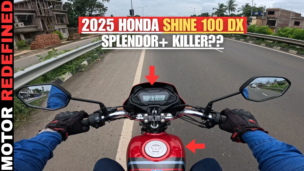 Finally All New 2025 Honda Shine 100 DX Ride Review | Best 100CC Bike??