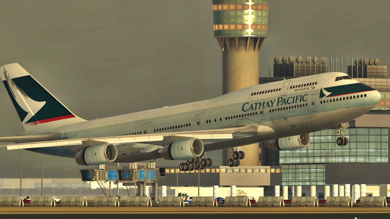 Hong Kong Airport Plane Spotting | Amazing Landings & Takeoffs at HKG | Infinite Flight Simulator
