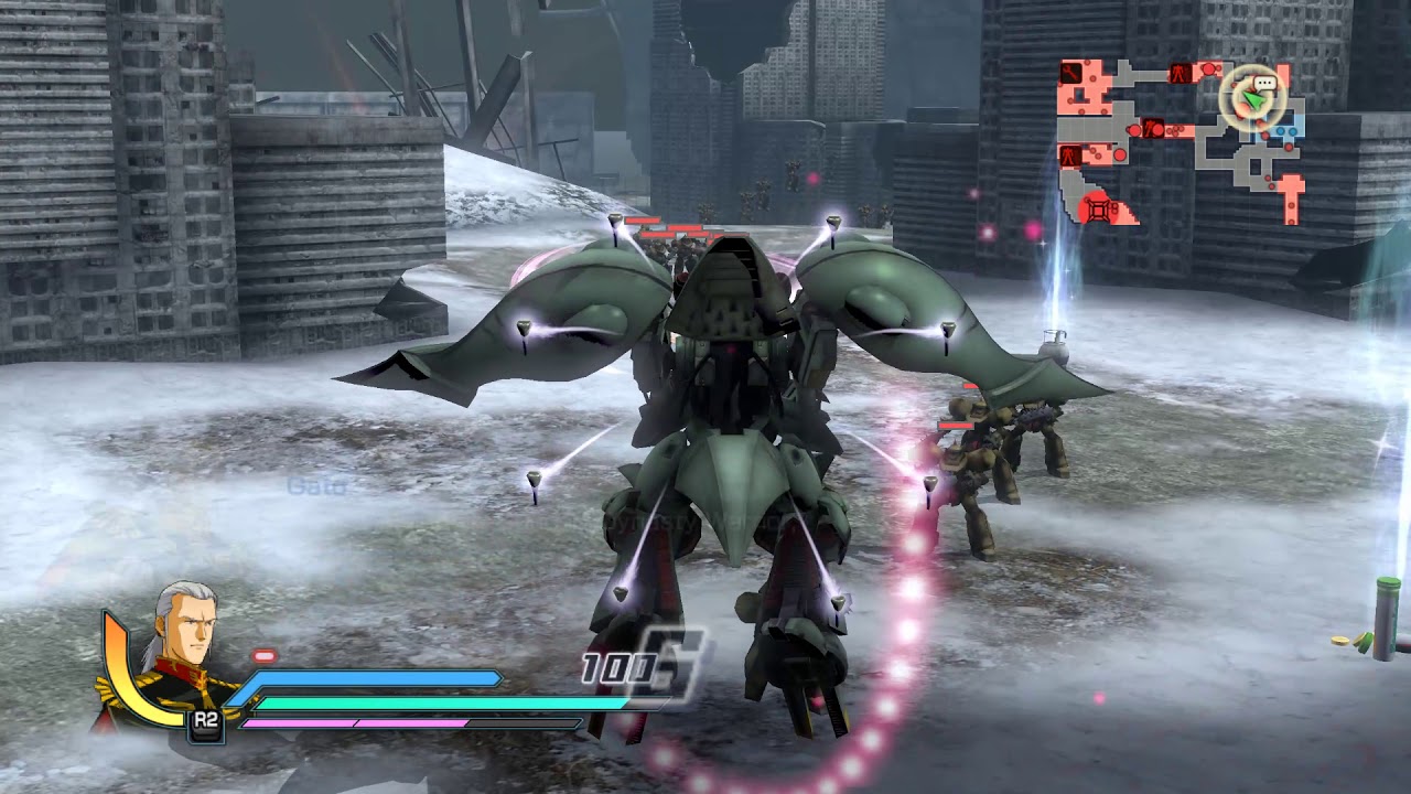 Dynasty Warriors Gundam Reborn using CPU only attacks - Queen Mansa