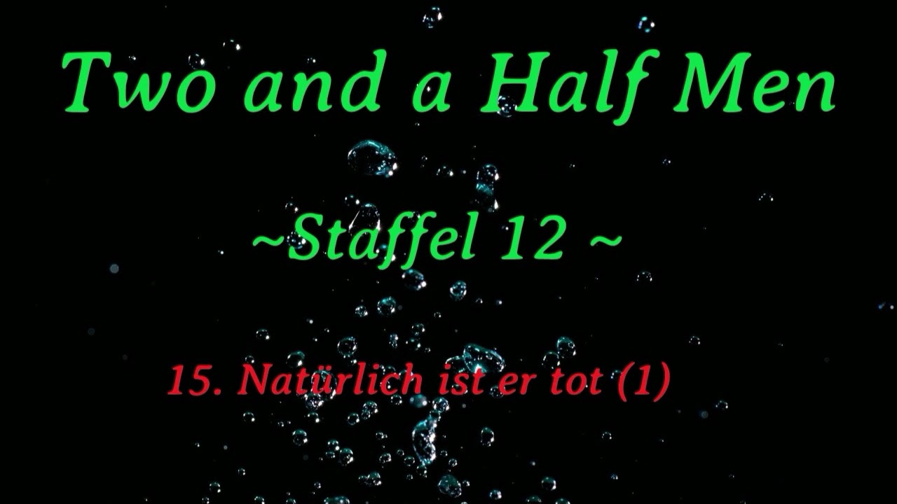 Two and a half men ~Staffel 12~ letzte folgen F 15 - 16  ,tonspur , einschlafen
