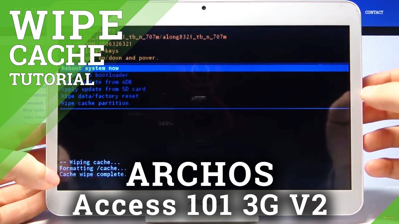 How to Wipe Cache Files in ARCHOS Access 101 3G V2 &ndash; Delete Cache Files