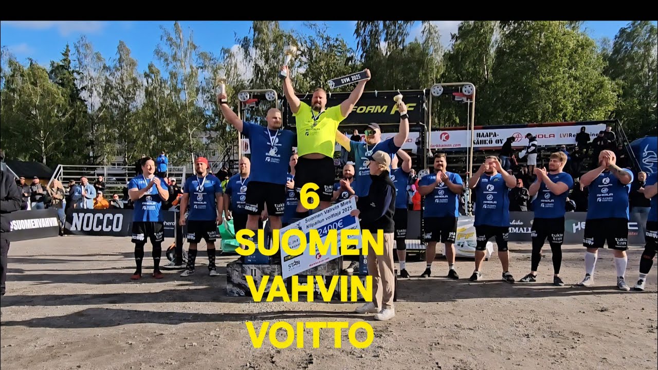 KUUDES SUOMEN VAHVIN VOITTO