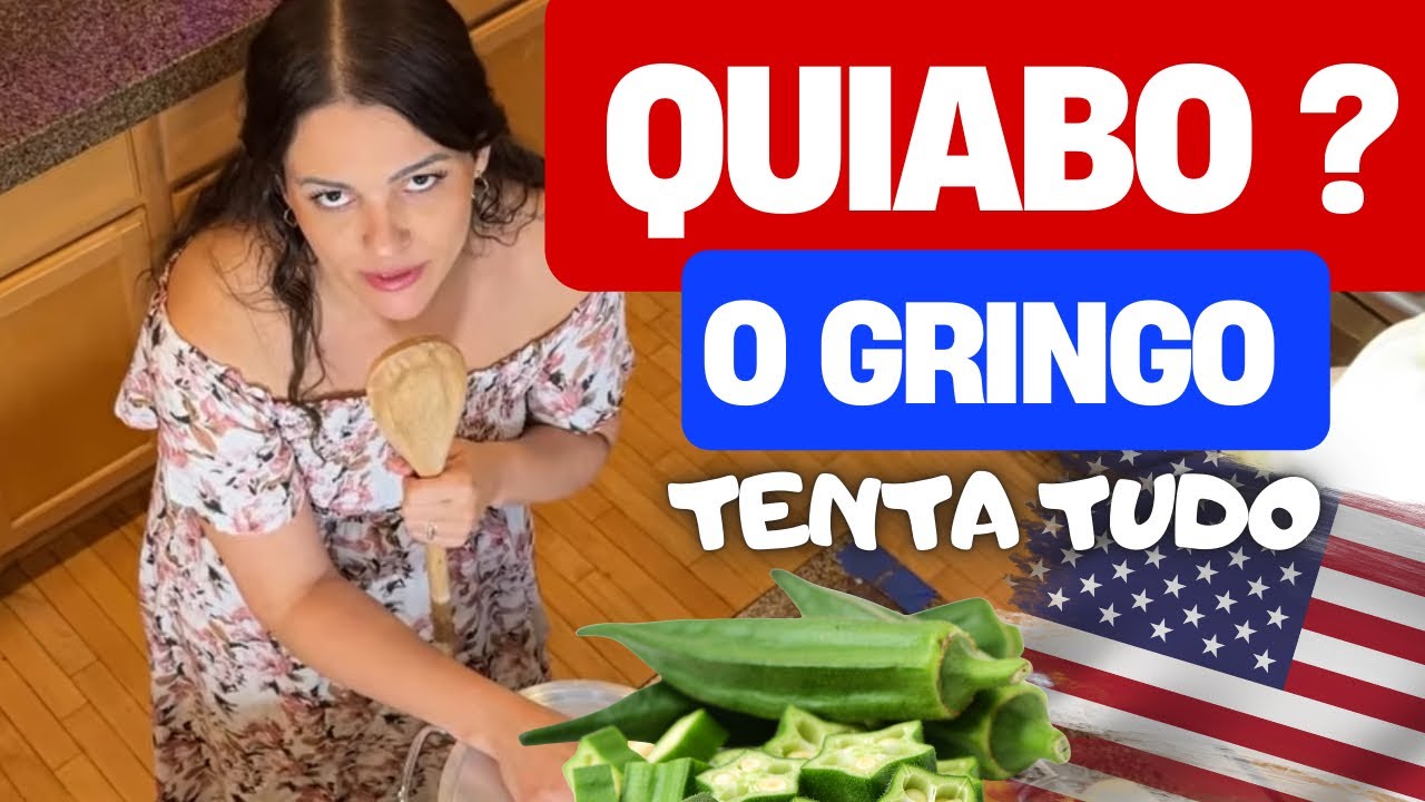 O GRINGO ENLOUQUECEU COM ESSE FRANGO COM QUIABO! 🇺🇸😱 (Comida Mineira Raiz)