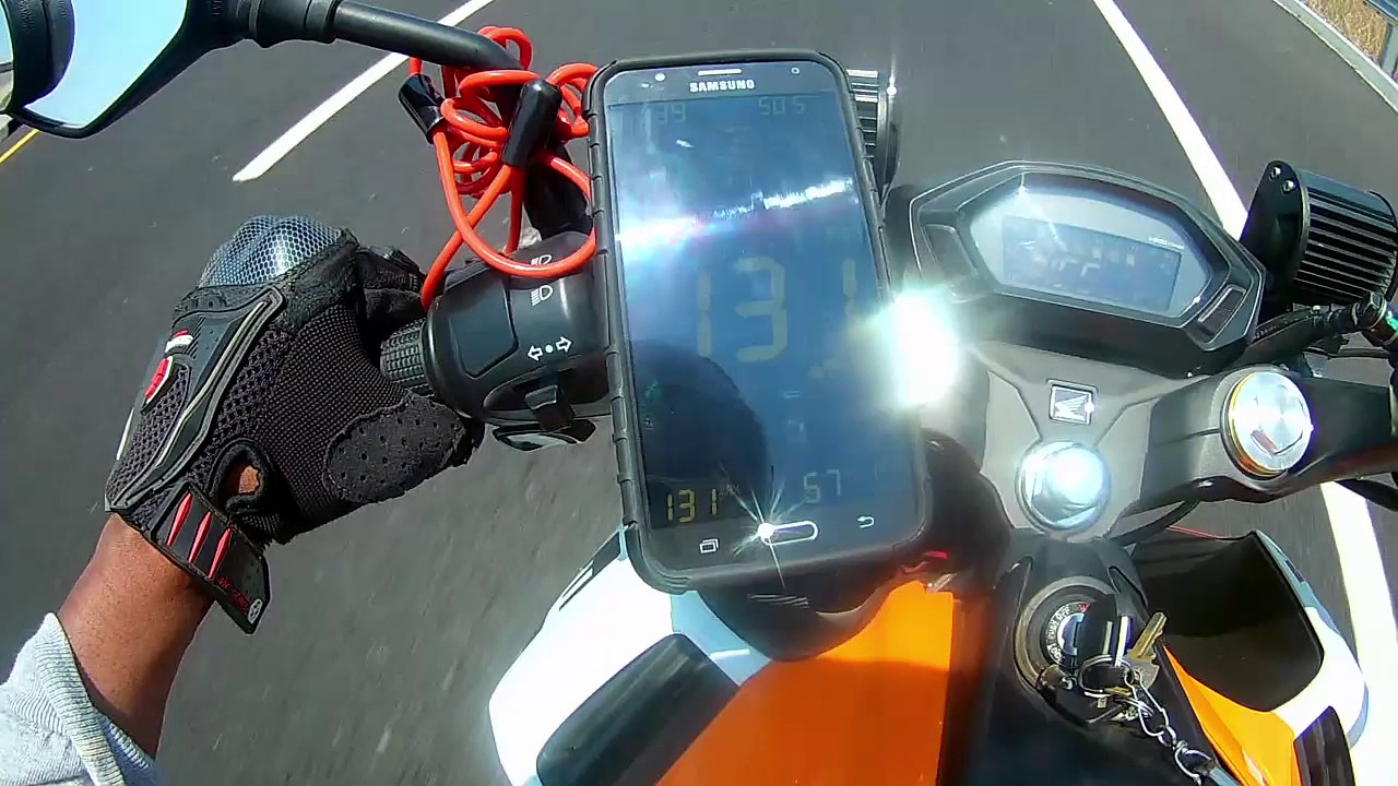 HONDA CB 190R VELOCIDAD MAXIMA 144 KM/H PROBADO CON GPS