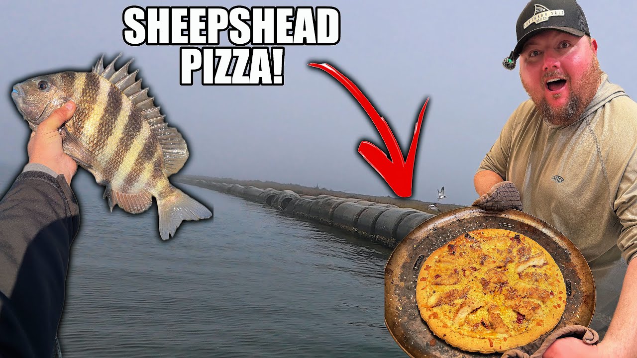 Everyone Said We Were CRAZY For Making This SHEEPSHEAD PIZZA! (Catch Clean Cook)