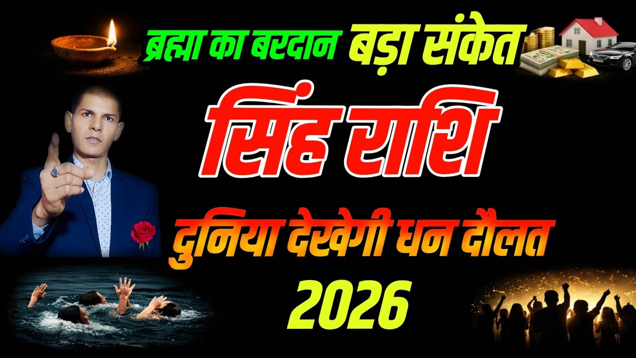 “सिंह राशि 2026 | ब्रह्मा का वरदान | अचानक धन दौलत | Leo Horoscope 2026”