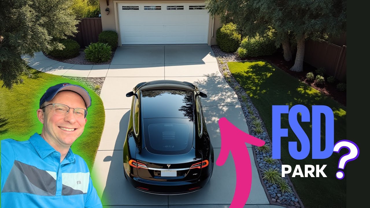 FSD's Latest Stunt: Finishing a Trip by Pulling into Your Driveway