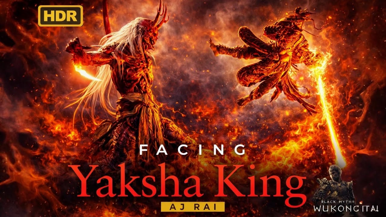 🔥 Facing the YAKSHA KING – Ultimate Boss Fight | Black Myth: Wukong | AJ Rai