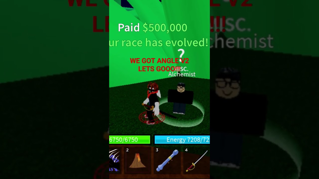 We had Angle v2 Now! #bloxfruits #angel #v2