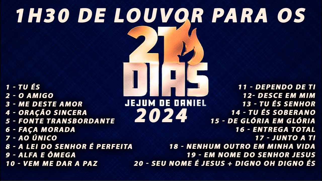 ✅JEJUM DE DANIEL 2024✅ 20 Canções para Buscar o Espírito Santo 🕊| (COVER)