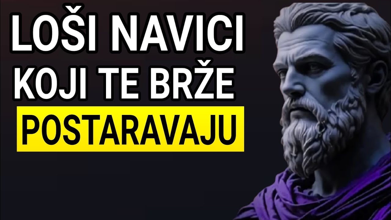 7 loših navika zbog kojih brže starite. Nikada to nemojte raditi! | 11 lekcija stoicizma