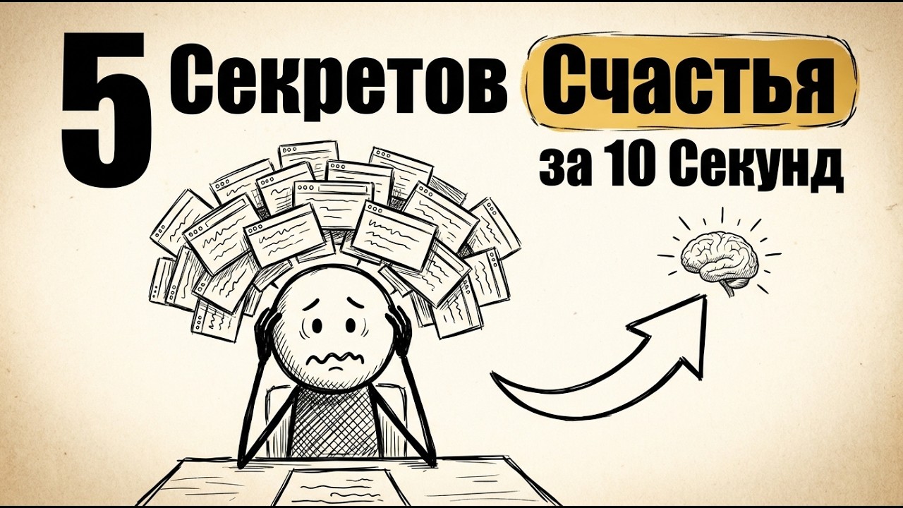 5 Секретов Счастья за 10 Секунд — Подтверждено Психологией