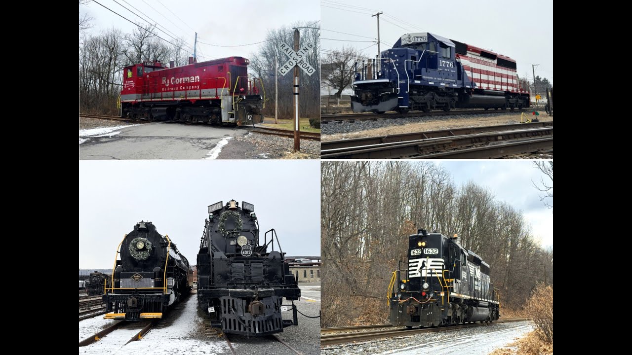 Railfanning the Wyoming Valley on December 31st