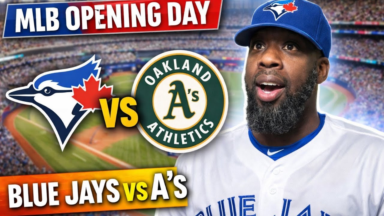 🔴WATCH PARTY! MLB Opening Day Athletics vs Blue Jays
