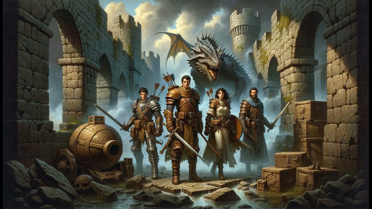 Medieval Calm Focus & Relaxation Music - Getting help of Dragon
