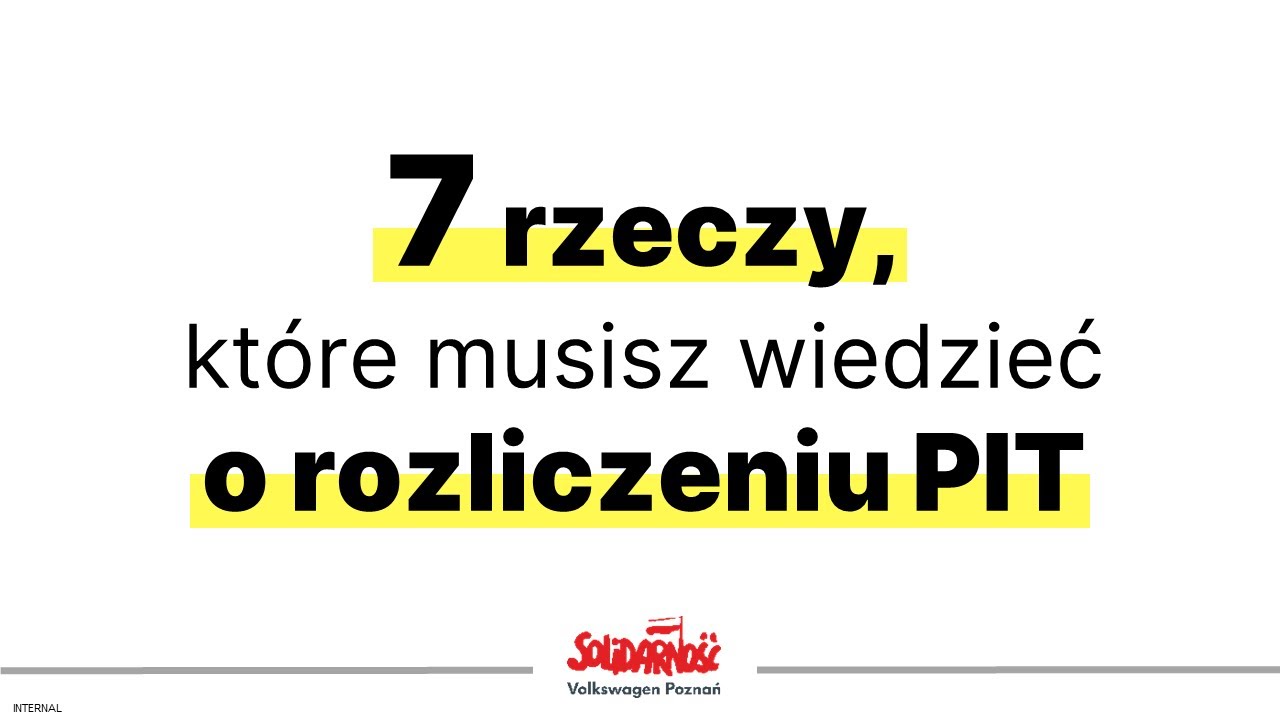 ROZLICZENIE PIT ❗️ 7 RZECZY, KT&Oacute;RE MUSISZ WIEDZIEĆ ✌️