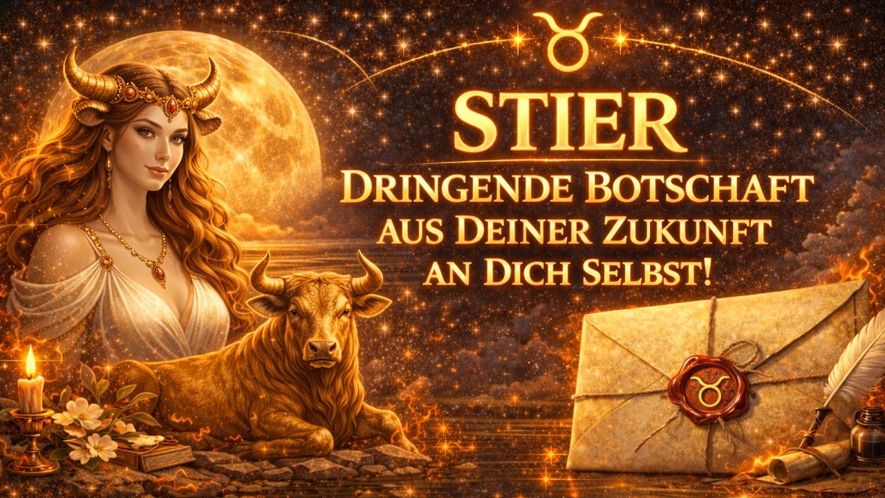📩 BRIEF AUS DEINER ZUKUNFT: STIER ♉ Was du nicht weißt? SCHOCK! 💯 ES WIRD WAHR!