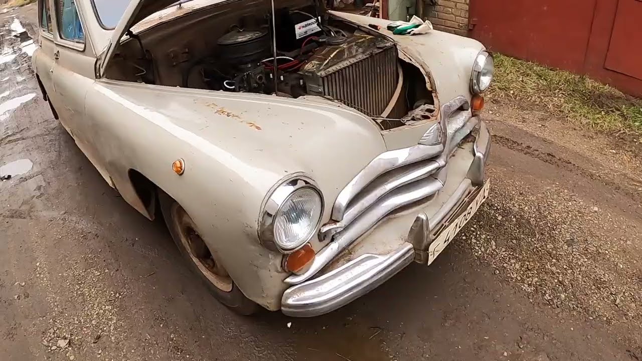Победа ГАЗ М-20 оживление часть2 - GAZ Rod garage