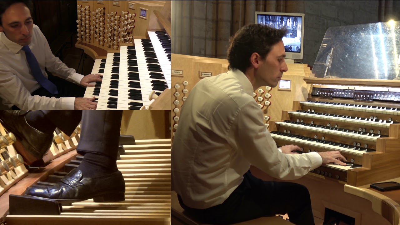 Vincent Dubois aux Grandes Orgues Notre-Dame-de-Paris 2018-5: Sortie improvisée
