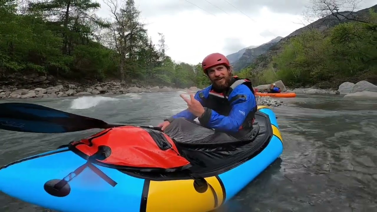 Packrafting Ubaye, French Alps
