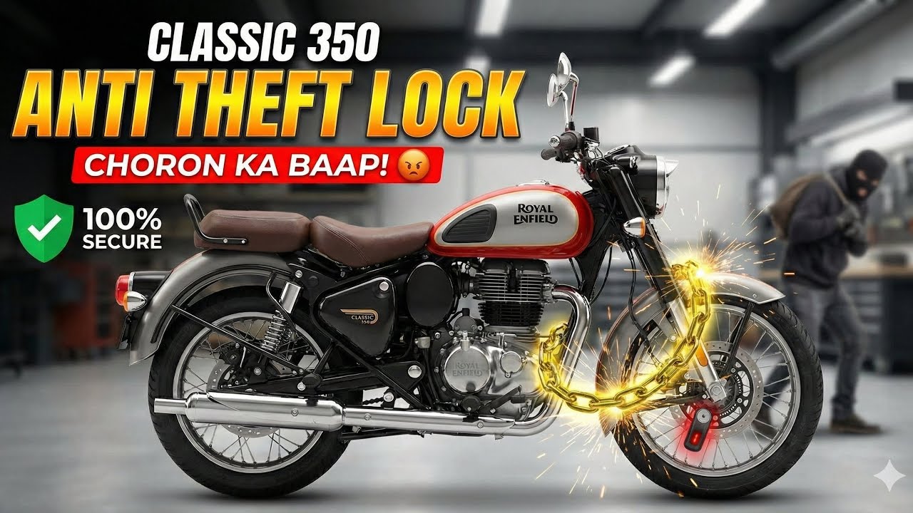 Chor Ka Baap Lock 🔥 | Classic 350 Anti Theft Devices 😡