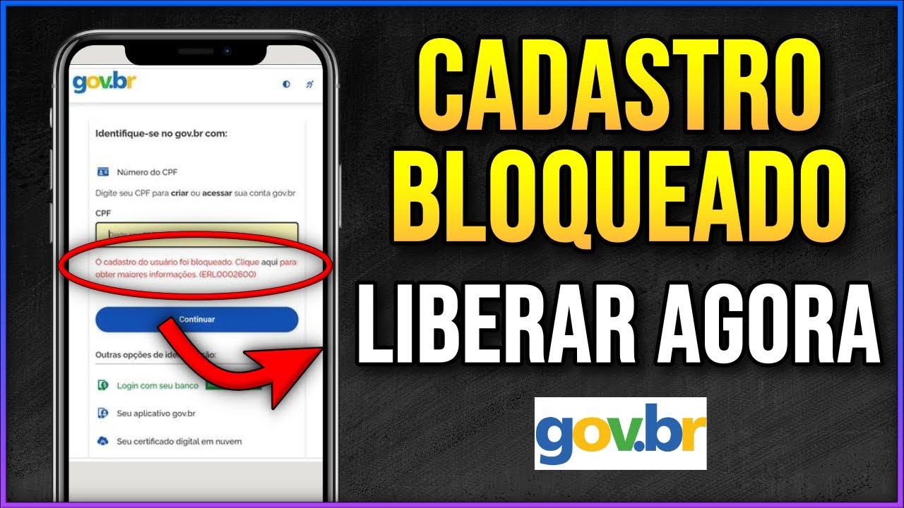 O CADASTRO DO USUÁRIO FOI BLOQUEADO. Aprenda a Desbloquear a conta Gov.br (Rápido e Fácil)