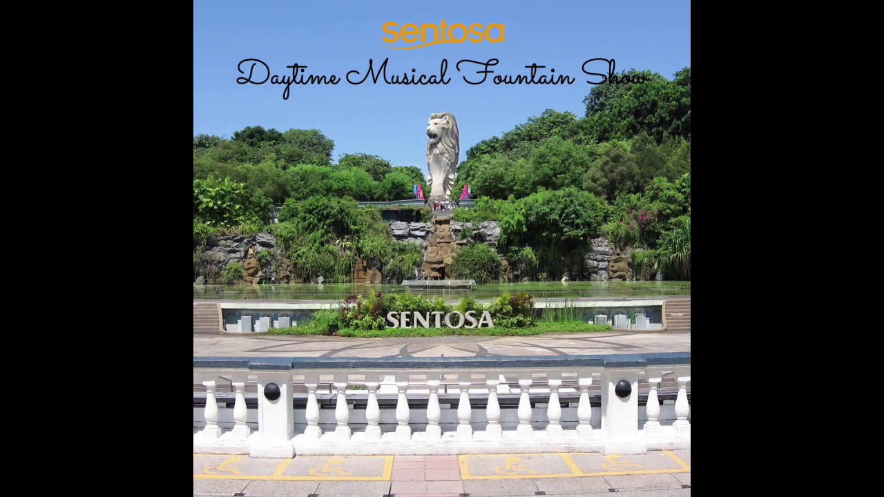 Sentosa Daytime Musical Fountain Show at Imbiah Lookout Amphitheater Soundtrack Recreation