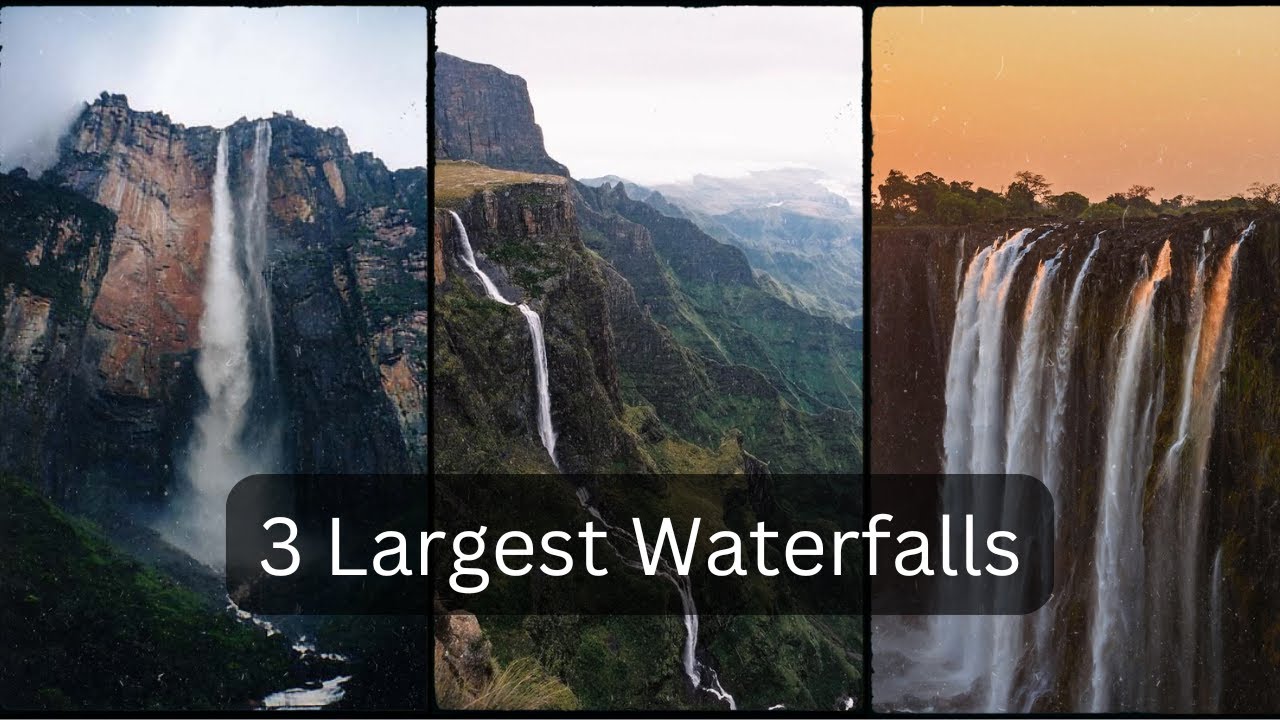 The 3 LARGEST Waterfalls in the World: Nature's Power Unleashed!