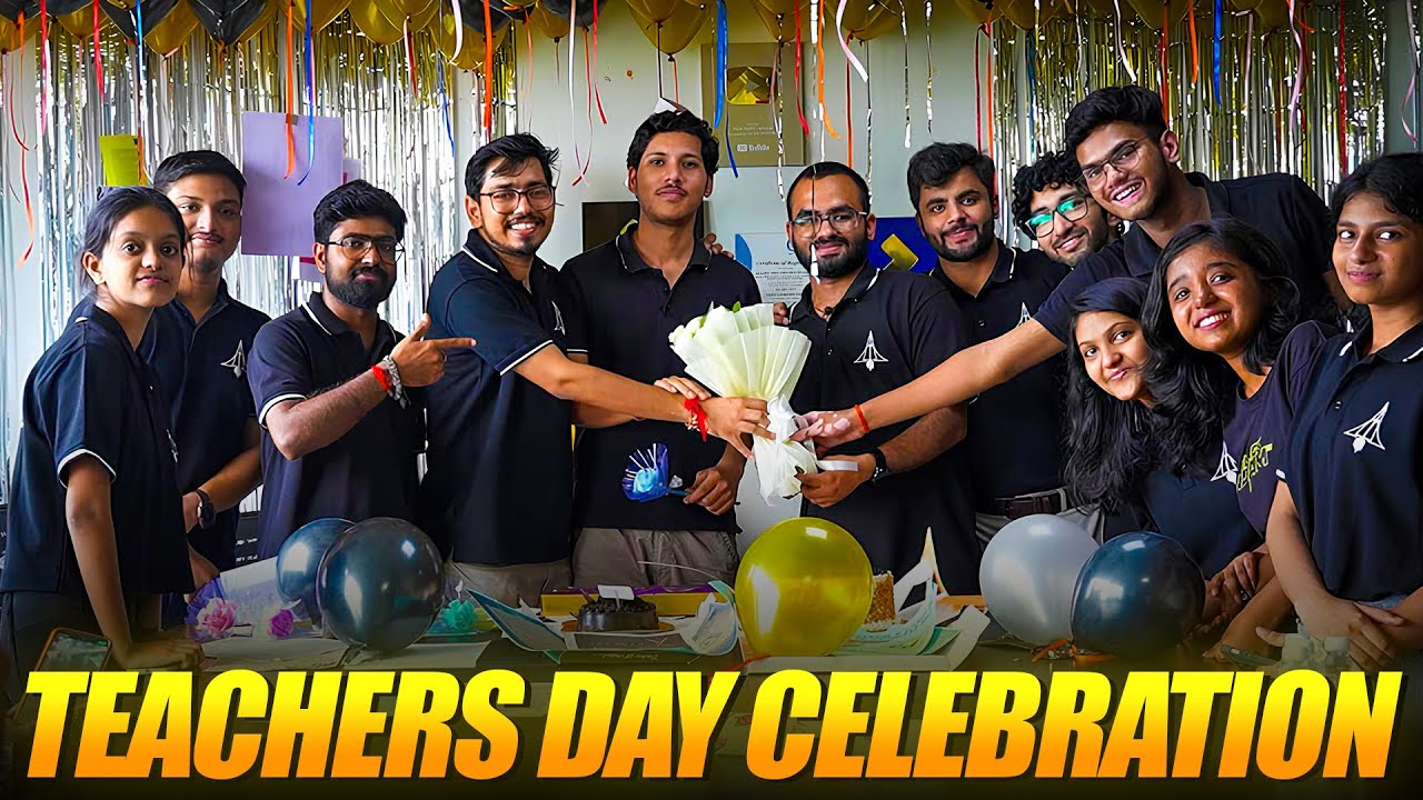 They Made Us Cry... (Teachers' Day Surprise at SciAstra)