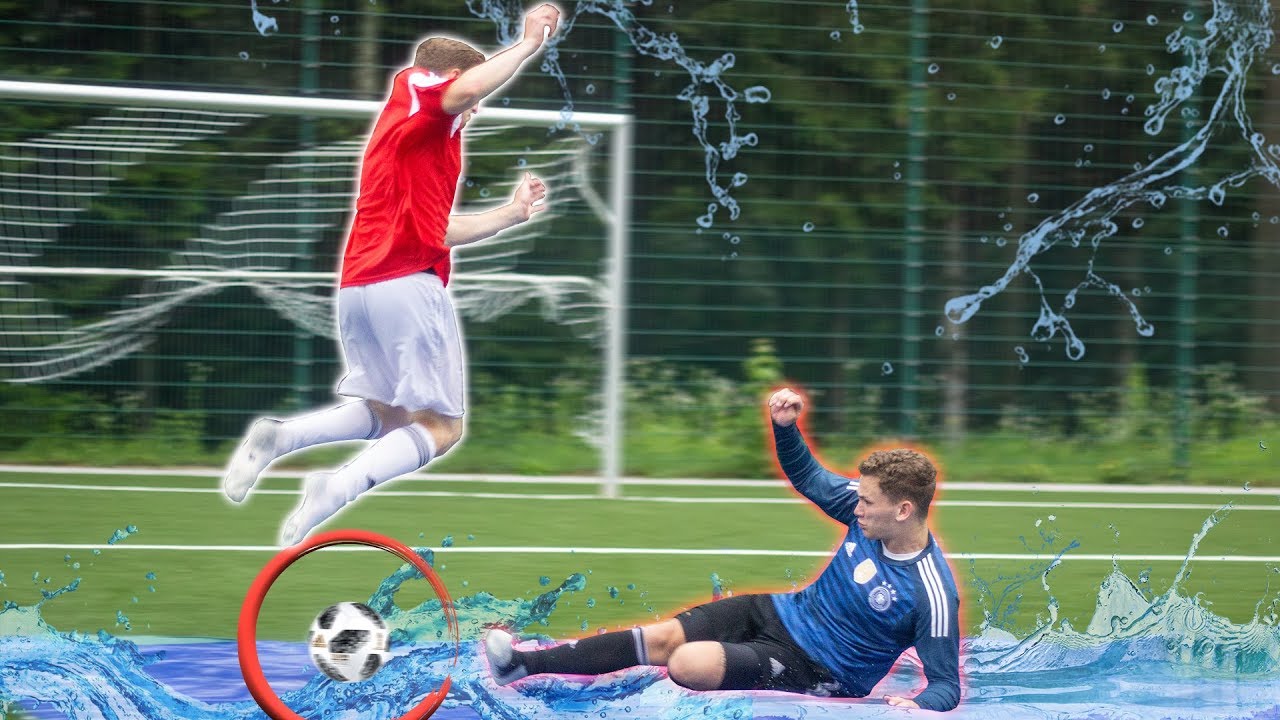 SLIP AND SLIDE FUßBALL CHALLENGE