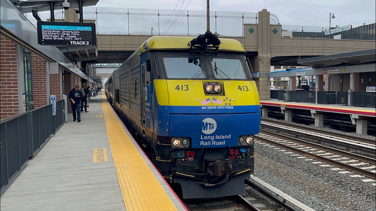 LIRR - Main Line Afternoon Railfanning at Mineola (4/19/24)