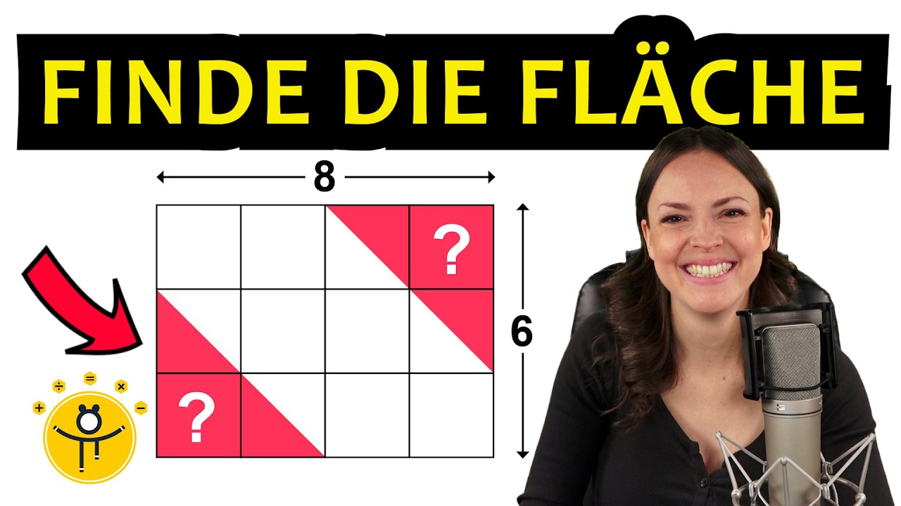 Findest DU die rote Fläche? – Geometrie Rätsel