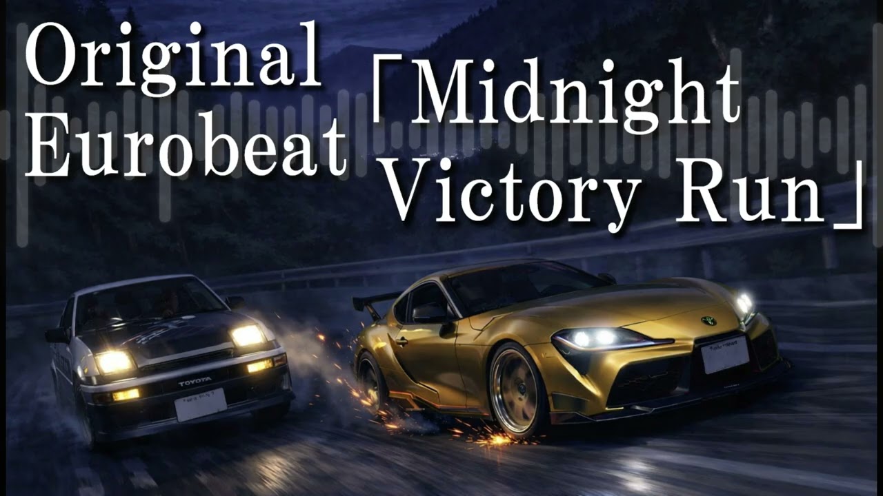 【峠で限界バトルしたいユーロビート】 Midnight Victory Run 【オリジナル曲/作業用/ドライブ/男性ボーカル/バトル用】
