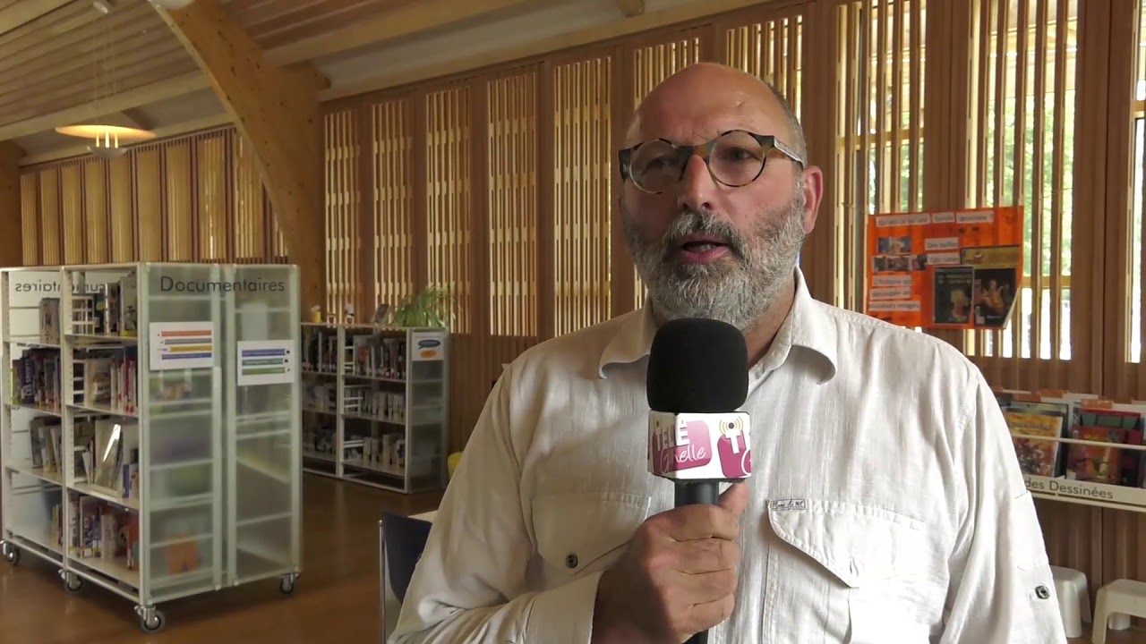 Visite de la médiathèque de Givenchy-en-Gohelle par Sylvain Robert | Télé Gohelle