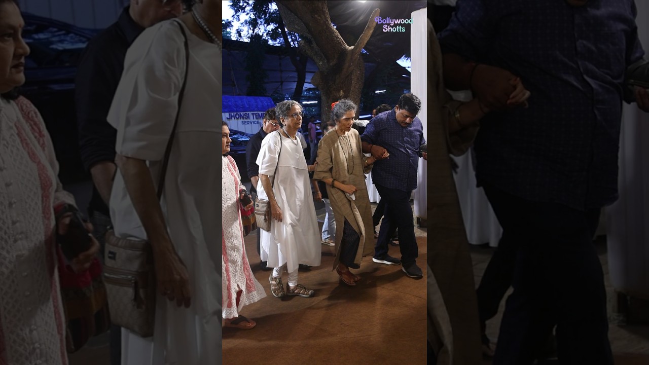 JD majethia helps Satish Ji's wife and family to arrive at prayer meet 🙏🏻 