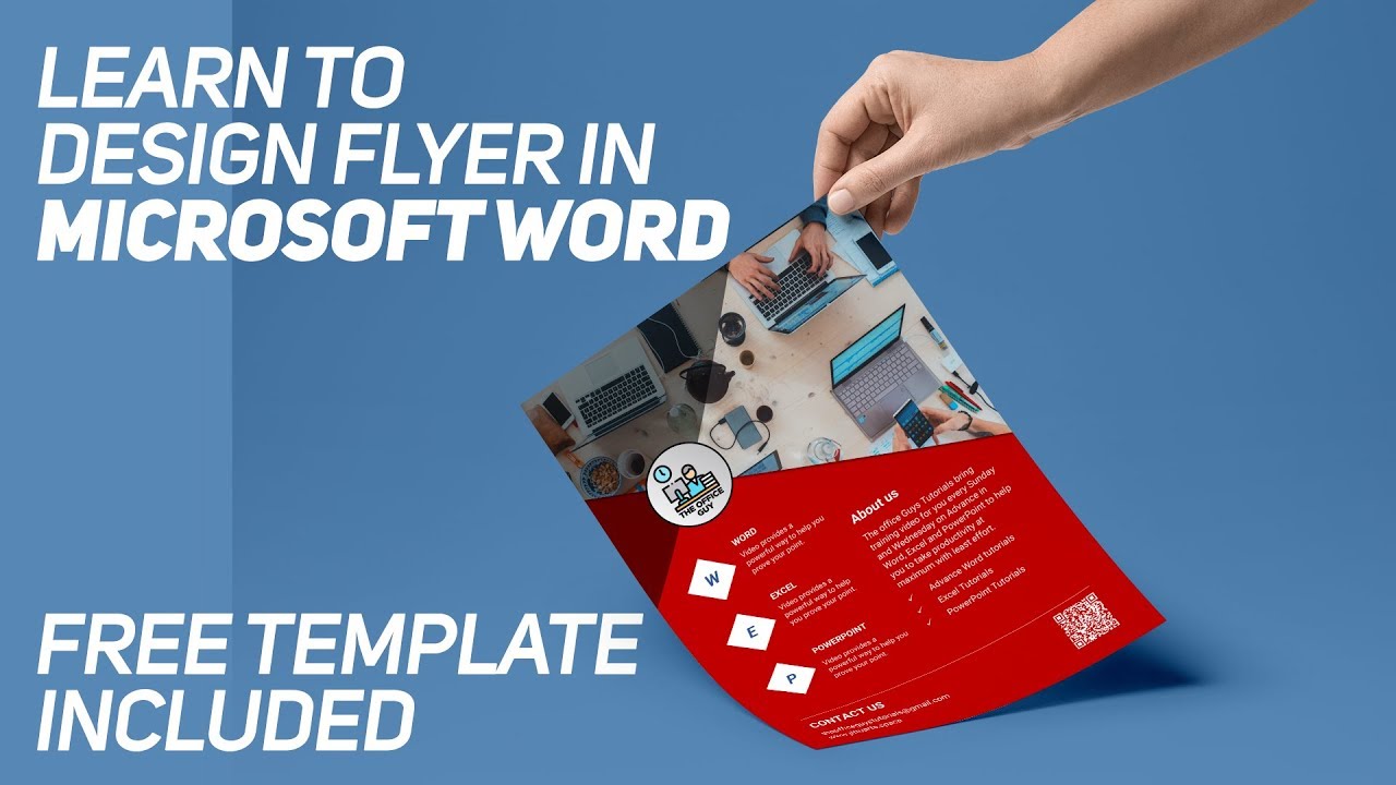 How to design a Flyer in Microsoft Word | Advance Microsoft Office | The Office Guys Tutorials