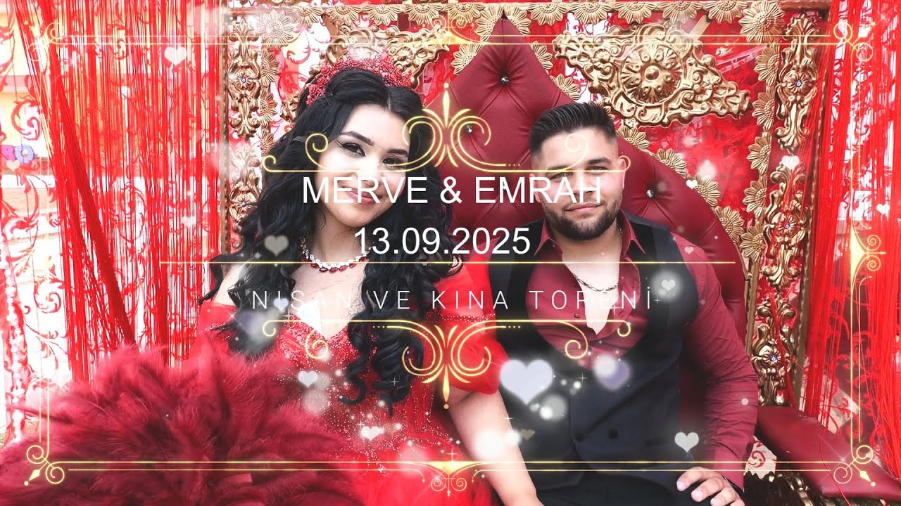 MERVE & EMRAH NİŞAN VE KINA TÖRENİ 13.09.2025 BOŞKO 4K TEL.0882057535