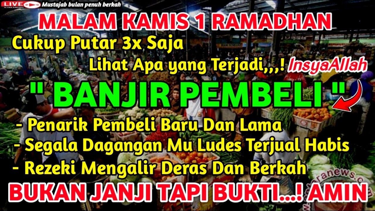 🤲YA ALLAH DENGAN AYAT SUCI INI🤲Pelaris Dagang,Pemanggil Pembeli,Dagangan Ludes Terjual,كُن فَيَكُونُ