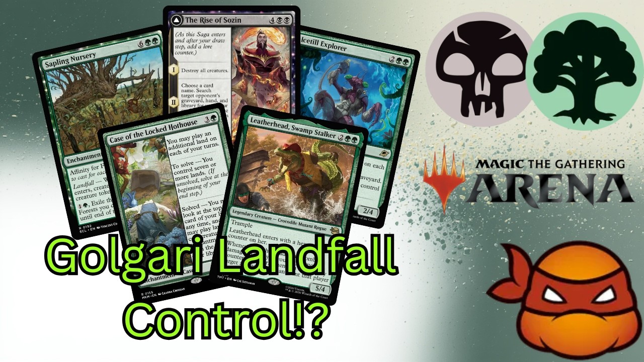 Golgari Landfall Control?! | Case of the Locked Hothouse Can Pop Off! | TMT Standard Bo3 Matches