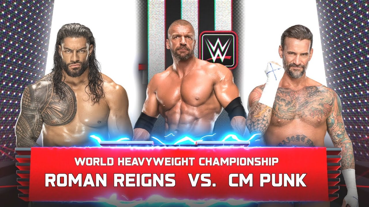 ROMAN REIGNS VS CM PUNK - WWE 2K25 GAMEPLAY - @GameOnHarsh #wwe #wwe2k25 #wweindia #wwehindi
