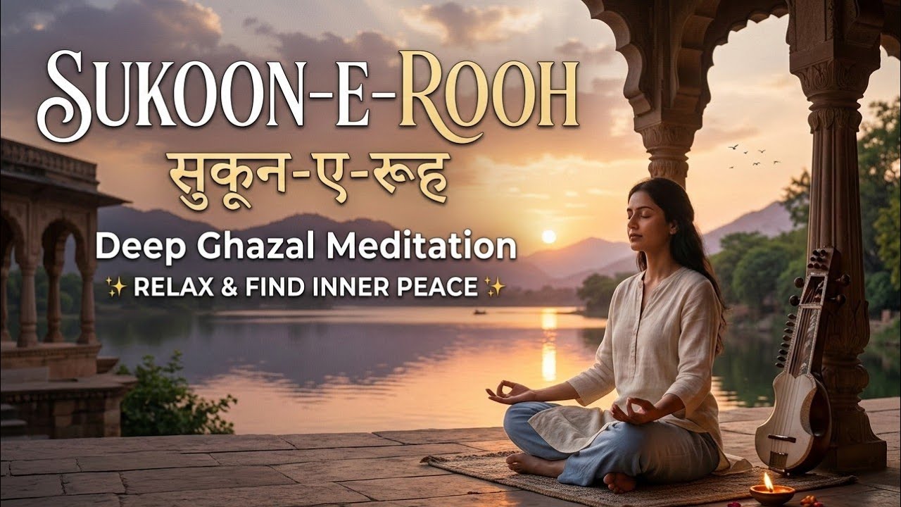 ​Sukoon-e-Rooh: Deep Ghazal Meditation for Stress Relief & Inner Peace ✨ #relaxingmusic #chillbeats