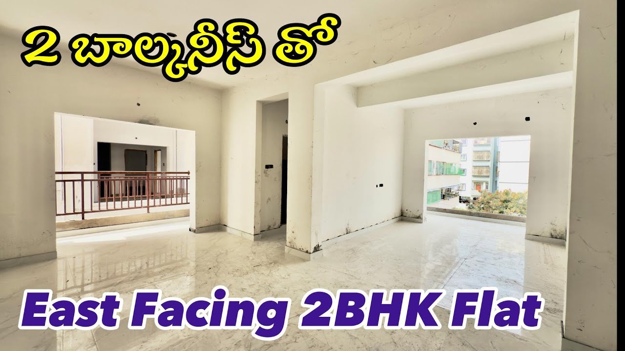 East Facing Brand New 2BHK Flat for sale in Miyapur Hyderabad || Miyapur flats for sale
