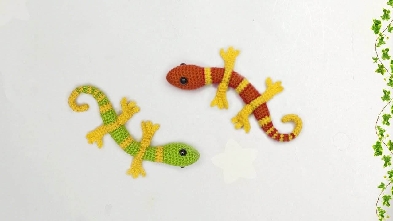 🔥Супер идея 🦎 Как вязать маленькую ящерицу крючком / Хамелеон амигуруми🦎