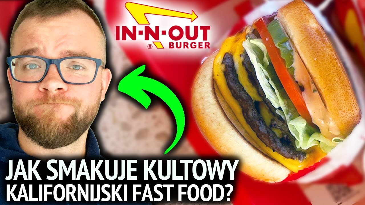 IN-N-OUT: KULTOWE BURGERY Z USA! Sprawdzam FRYTKI i SEKRETNE MENU! [AMERYKAŃSKIE FAST FOODY]