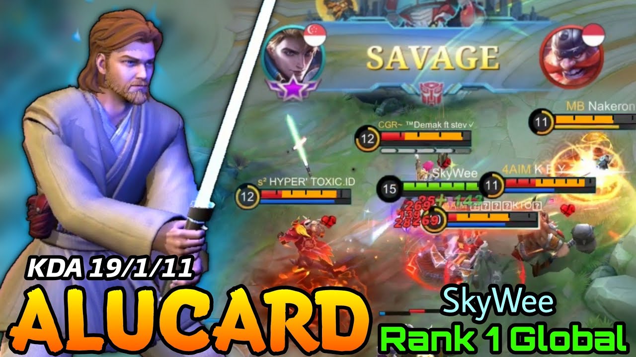 SAVAGE!! Alucard Obi Wan Kenobi New Skin Star Wars x MLBB - Top 1 Global Alucard by SkyWee - MLBB